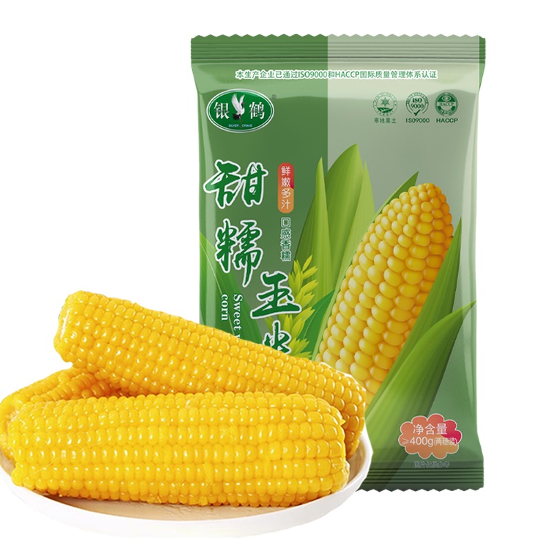 银鹤东北寒地有机黄糯玉米220g*2(单位：根）  